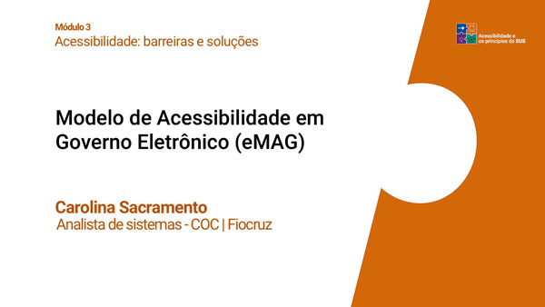Modelo de Acessibilidade em Governo Eletrônico (eMAG)