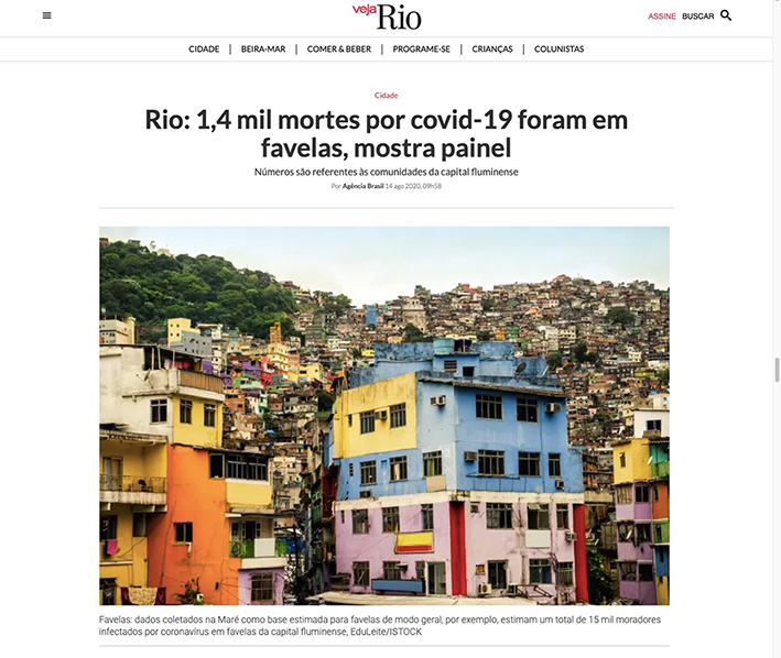 Notícia da Veja Rio