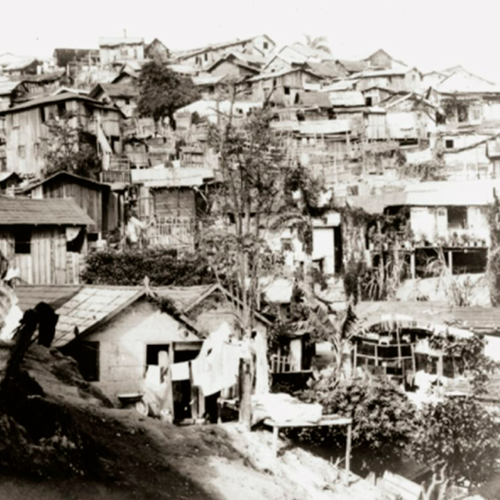 Aspecto de favela carioca no início do século XX.