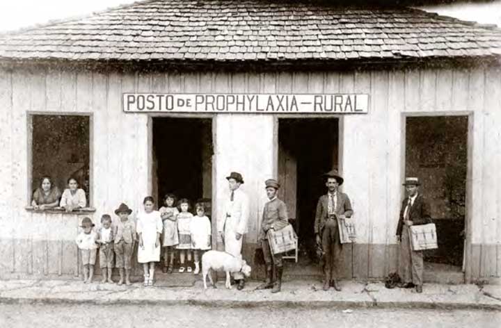 Posto de Colônia Mineira, atual Siqueira Campos, PR, 10 maio 1922