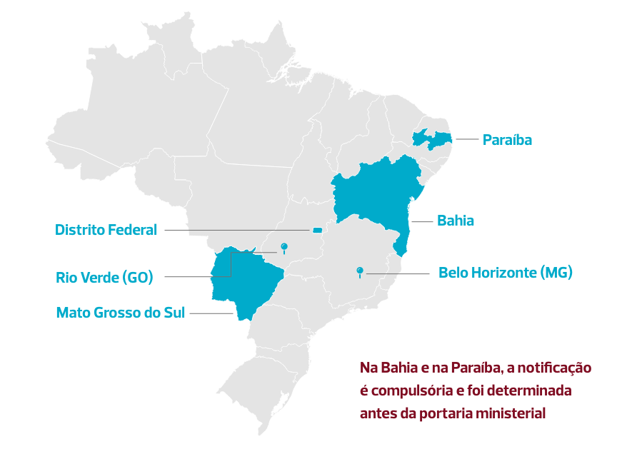 Governo do Estado da Bahia, 2020 - Miranda et al., 2022 - Opas, 2022 - Secretaria de Estado de Saúde da Paraíba, 2023.