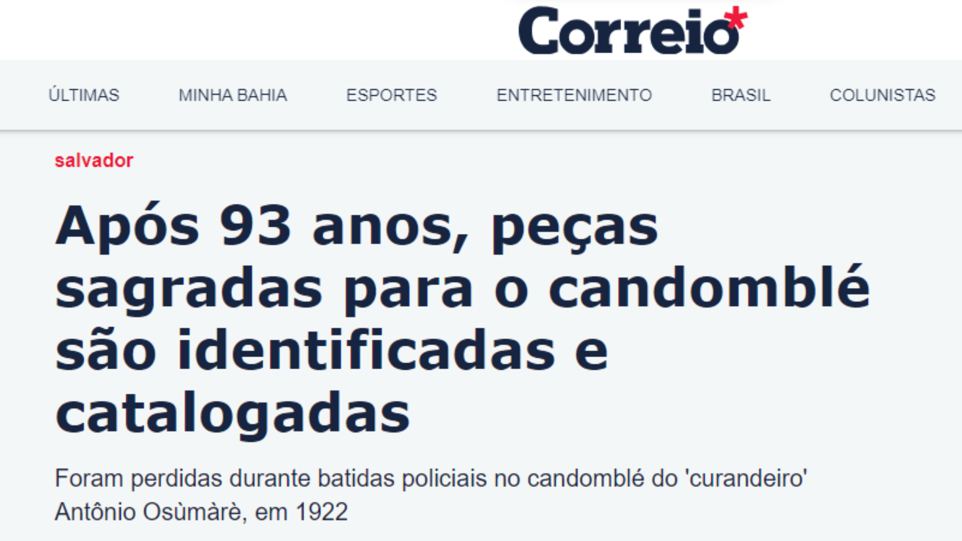 Fonte: Correio. 2016.