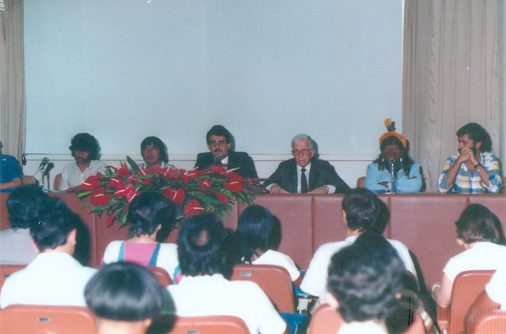 Foto da 1ª Conferência Nacional de Proteção à Saúde do Índio