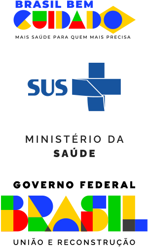 Logos do SUS, Ministério da Saúde e Governo Federal