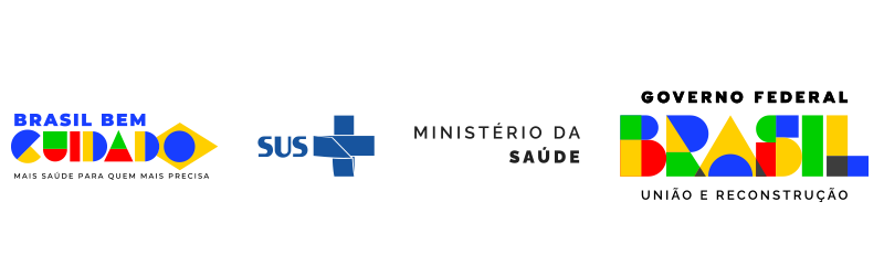 Logos do SUS, Ministério da Saúde e Governo Federal