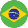 Bandeira do Brasil (fundo verde com um losango amarelo e um círculo azul central com estrelas brancas).