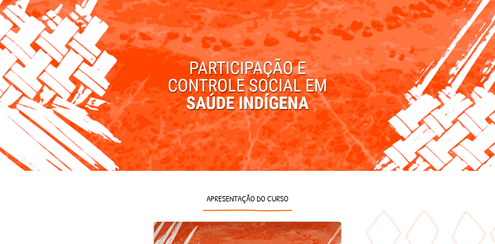 Participação e Controle Social em Saúde Indígena